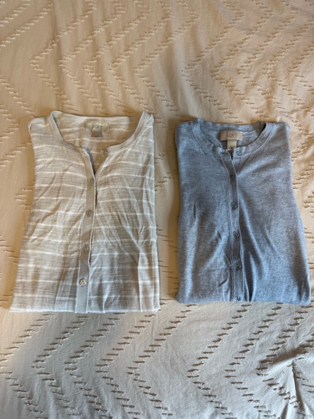 2 loft sweater cardigans
